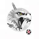 curtis p40 warhawk tattoo design idea