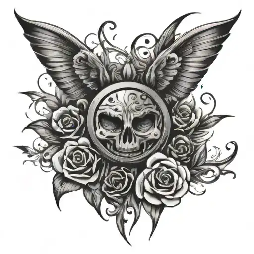 Emo tattoo design idea