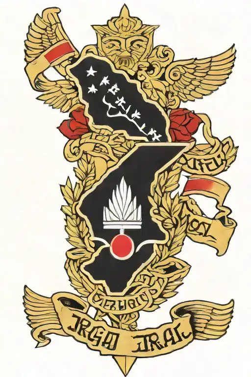 Iraq Campaign Medal tattoo design idea