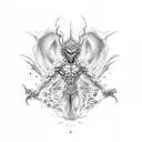 devilman crybaby tattoo tattoo design idea