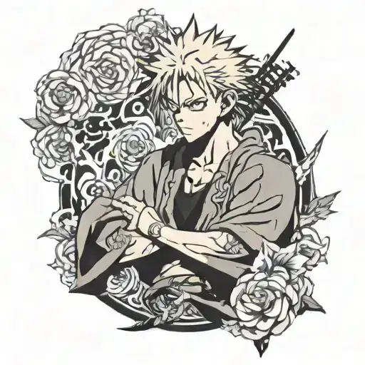 Jujutsu Kaisen Gojo Satoru tattoo design idea