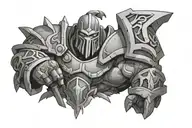 juggernaut dota 2 tattoo design idea
