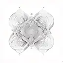 Mandala-inspired geometric octopus design tattoo design idea