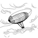 Led Zeppelin blimp tattoo design idea