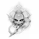 midnight gospel tattoo design idea