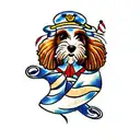 cavoodle tattoo design idea