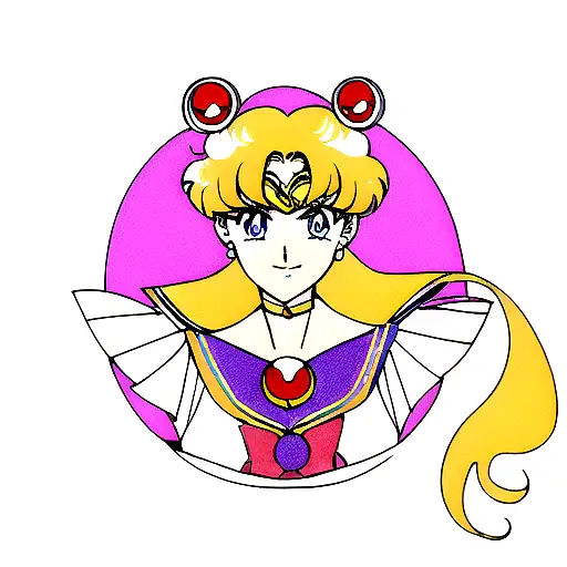 Sailor moon tattoo design idea