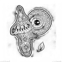 hamsa tattoo design idea
