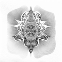 hamsa tattoo design idea
