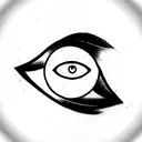 Third Eye tattoo design idea