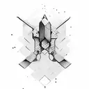 hammer and anvil tattoo design idea