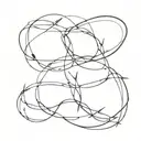 three eights linked together tattoo design idea