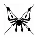chibi spiderman  tattoo design idea