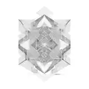 Tengri-inspired geometric patterns tattoo design idea