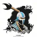sub zero mortal kombat tattoo design idea