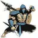 sub zero mortal kombat tattoo design idea