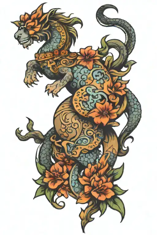 persia tattoo design idea