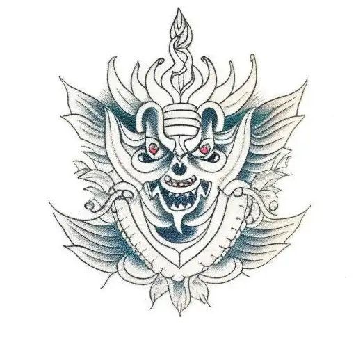 kali hindu tattoo design idea