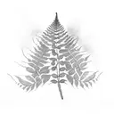 Fern Tree tattoo design idea