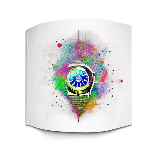 reloj de mano, con el lado izquierdo ramas secas y el derecho con ramas vivas  tattoo design idea