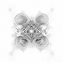 fractal tattoo design idea