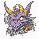 spyro tattoo design idea