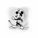 mickey mouse tattoo design idea