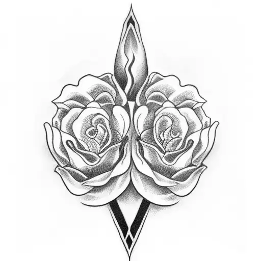 Holy Mary as a vulva tattoo design idea