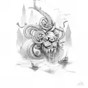 nautical tattoo design idea