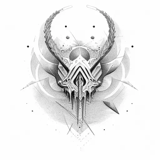 Raf camora Rabe tattoo design idea