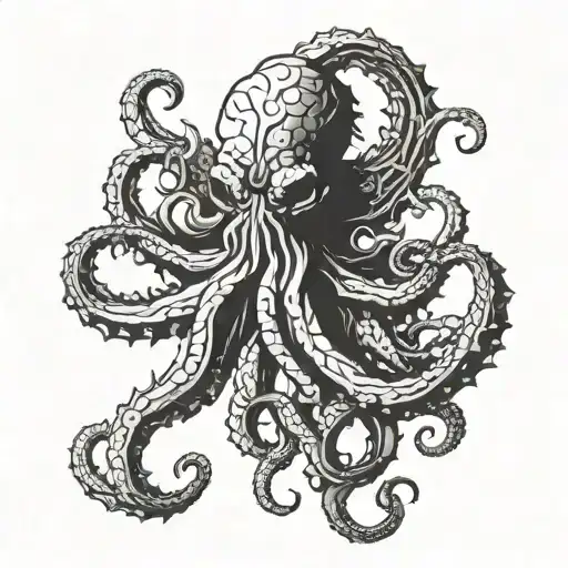 Cthulhu tattoo design idea