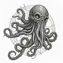 Cthulhu tattoo design idea