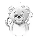 care bear tattoo design idea