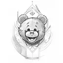 care bear tattoo design idea