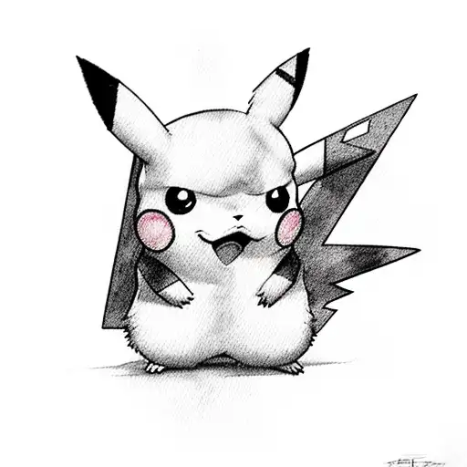 pikachu flash designs, watercolor tattoo design idea
