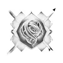 mother and son symbol with different but not less tattoo design idea