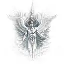falling icarus tattoo design idea