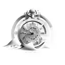 sands of time slipping away tattoo design idea