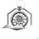 sands of time slipping away tattoo design idea
