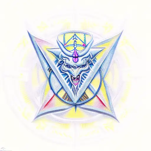 Paimon Goetic Sigil tattoo design idea