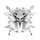 Paimon Goetic Sigil tattoo design idea