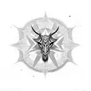 Paimon Goetic Sigil tattoo design idea