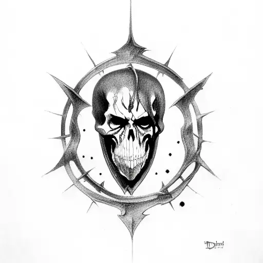death eaters logo tattoo design idea