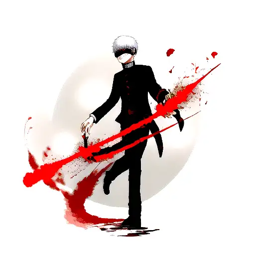 kaneki tattoo design idea