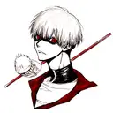 kaneki tattoo design idea