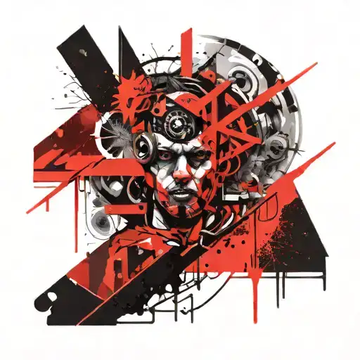 Self made man tattoo design idea