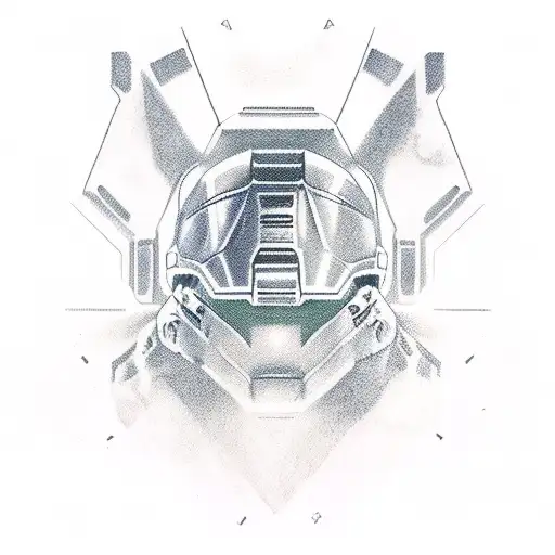 Halo ODST cerberus first in never out tattoo design idea