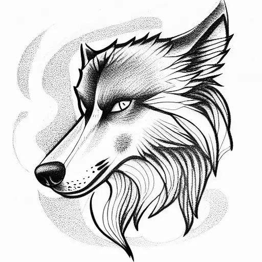 Wolf in sheep's clothing tattoo design idea