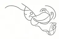 smile tattoo design idea