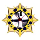 a templar with a christian cross tattoo design idea